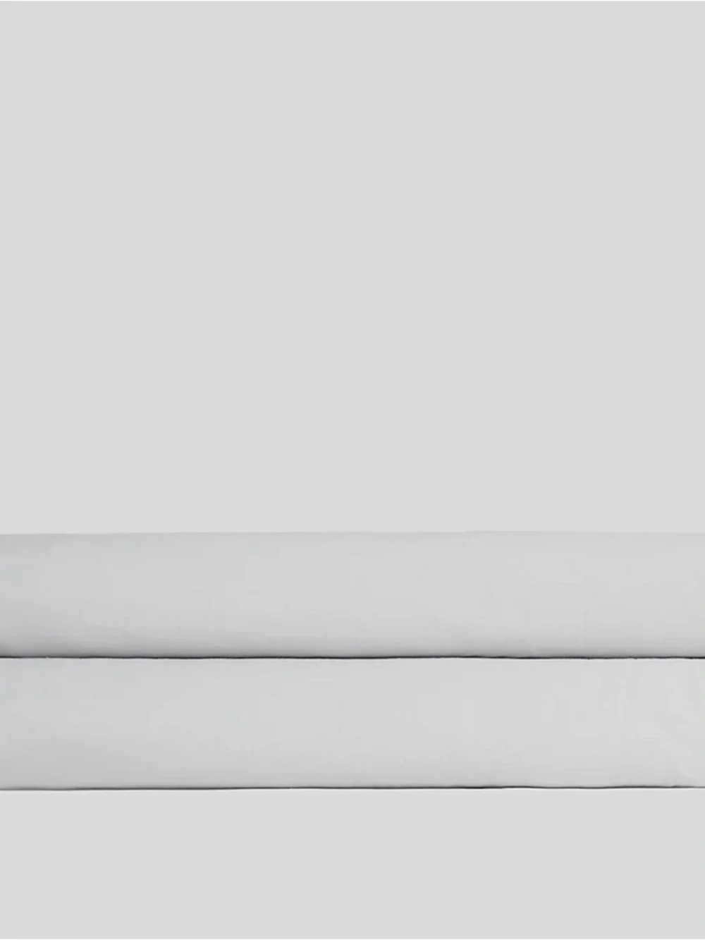 Parachute Percale Fitted Sheet in Light Grey